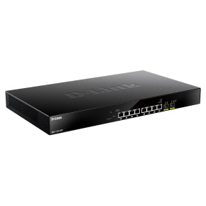 D-Link DMS-1100-10TP 10-Port Multi-Gigabit PoE Smart Managed Switch, 8x 2,5G PoE, 2x SFP+ D-Link DMS-1100-10TP 10-Port Multi-Gigabit PoE Smart Managed Switch, 8x 2,5G PoE, 2x SFP+